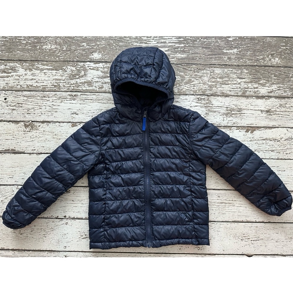 Primary Navy Blue Puffer Coat 6 7